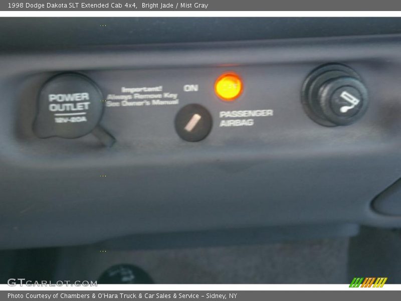 Bright Jade / Mist Gray 1998 Dodge Dakota SLT Extended Cab 4x4