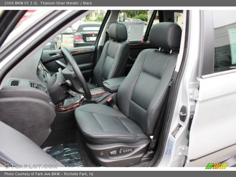 Titanium Silver Metallic / Black 2006 BMW X5 3.0i