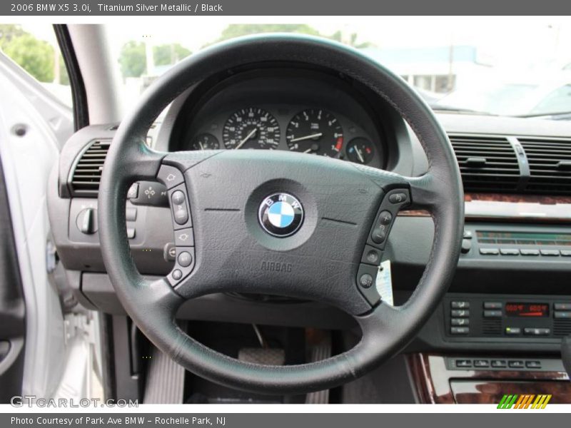 Titanium Silver Metallic / Black 2006 BMW X5 3.0i