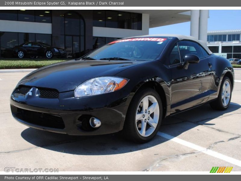 Kalapana Black / Dark Charcoal 2008 Mitsubishi Eclipse Spyder GS
