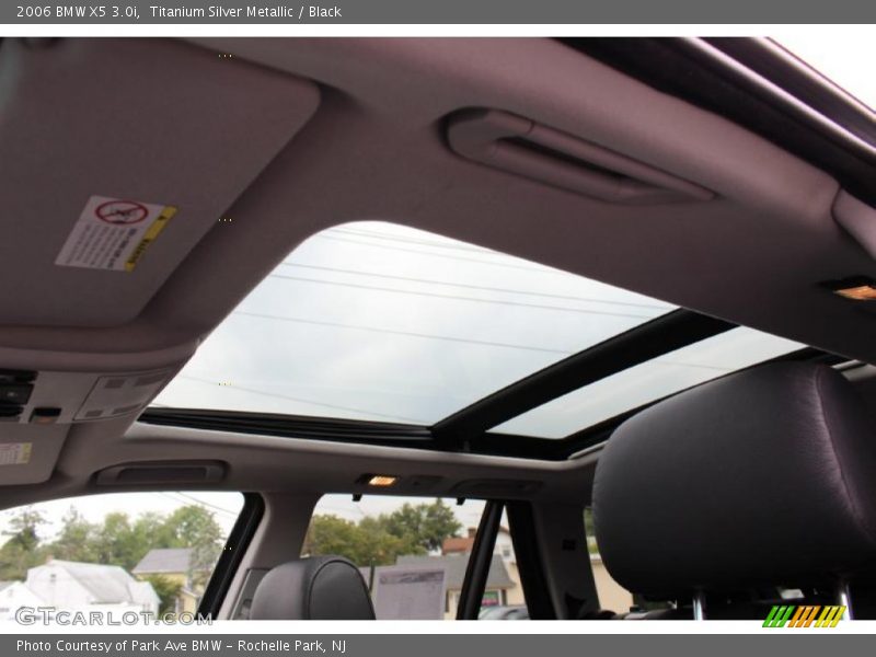 Titanium Silver Metallic / Black 2006 BMW X5 3.0i