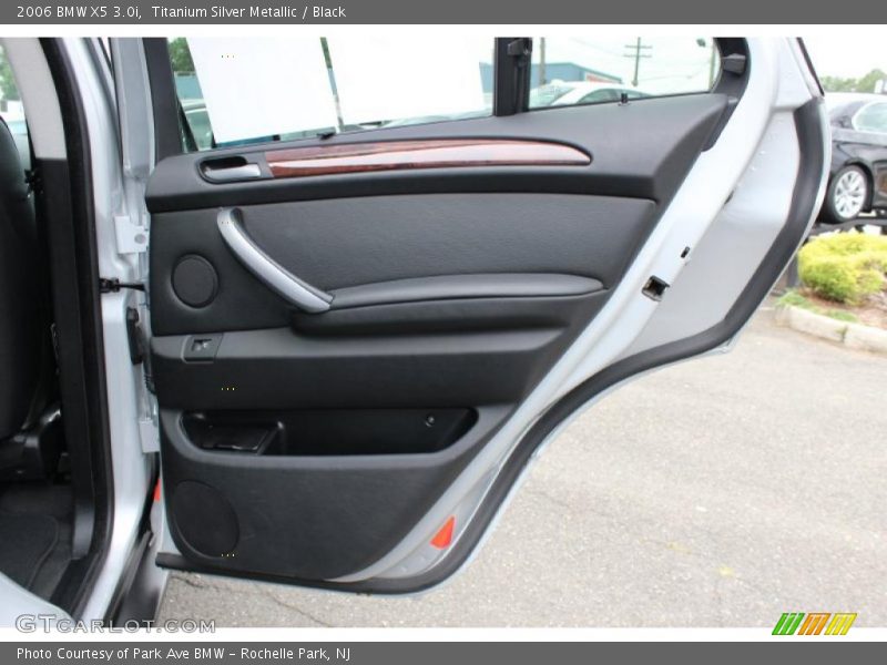 Titanium Silver Metallic / Black 2006 BMW X5 3.0i