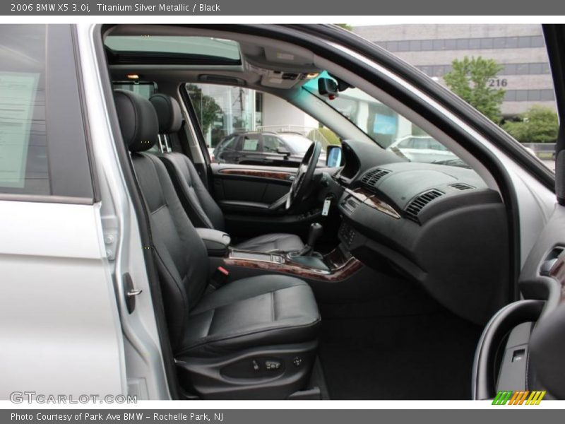 Titanium Silver Metallic / Black 2006 BMW X5 3.0i