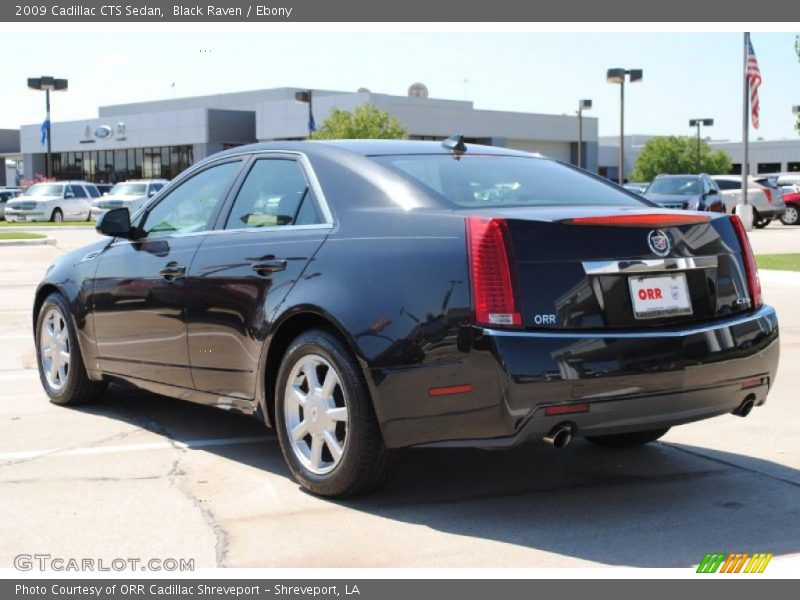 Black Raven / Ebony 2009 Cadillac CTS Sedan