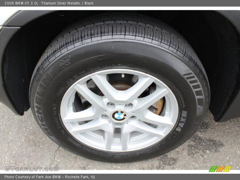 Titanium Silver Metallic / Black 2006 BMW X5 3.0i