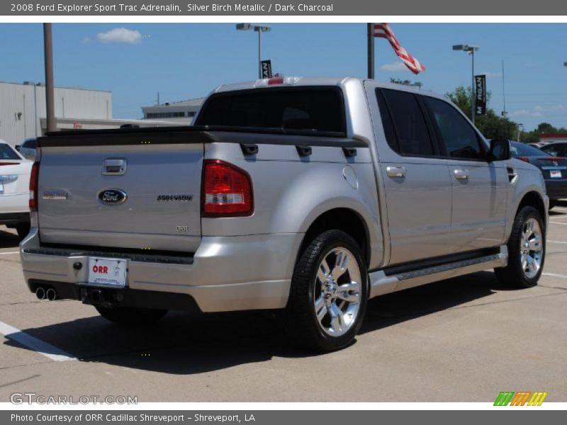 Silver Birch Metallic / Dark Charcoal 2008 Ford Explorer Sport Trac Adrenalin