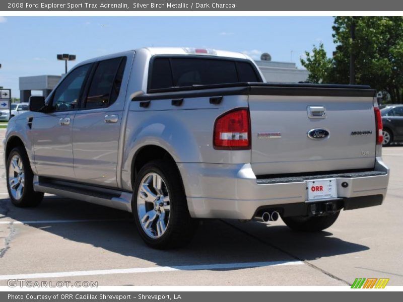 Silver Birch Metallic / Dark Charcoal 2008 Ford Explorer Sport Trac Adrenalin
