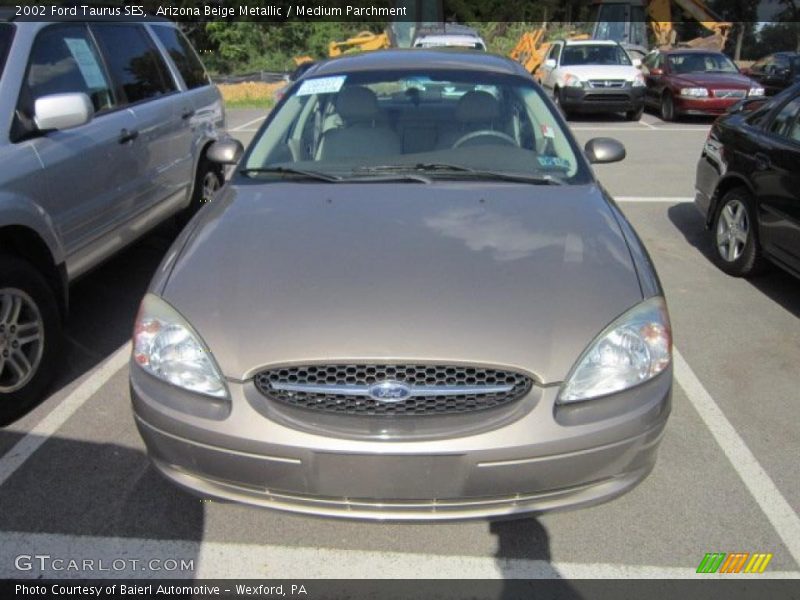 Arizona Beige Metallic / Medium Parchment 2002 Ford Taurus SES