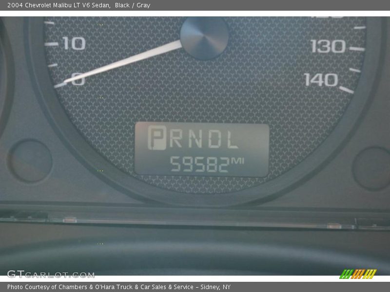 Black / Gray 2004 Chevrolet Malibu LT V6 Sedan