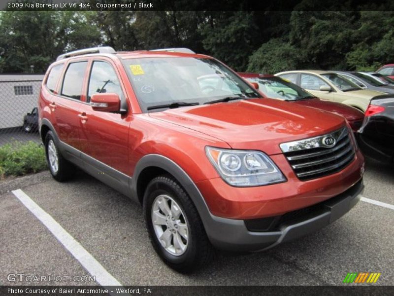Copperhead / Black 2009 Kia Borrego LX V6 4x4