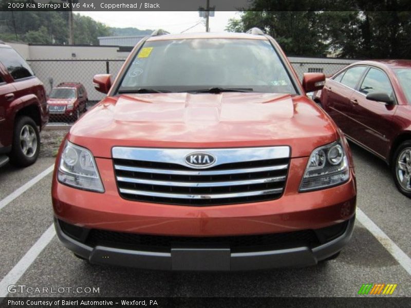 Copperhead / Black 2009 Kia Borrego LX V6 4x4