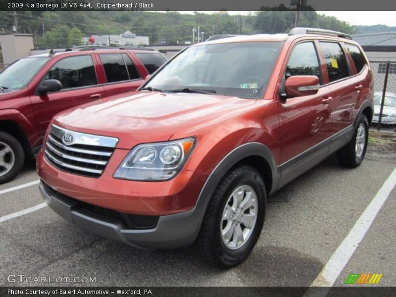 Copperhead / Black 2009 Kia Borrego LX V6 4x4