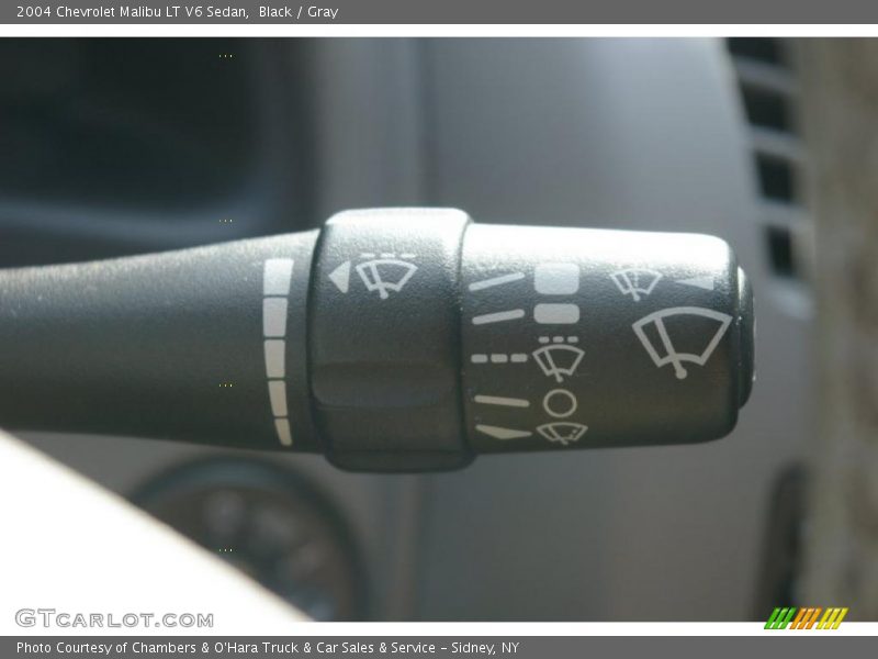 Black / Gray 2004 Chevrolet Malibu LT V6 Sedan