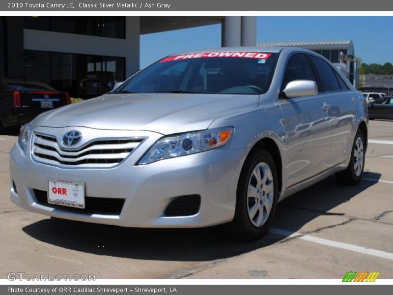 Classic Silver Metallic / Ash Gray 2010 Toyota Camry LE