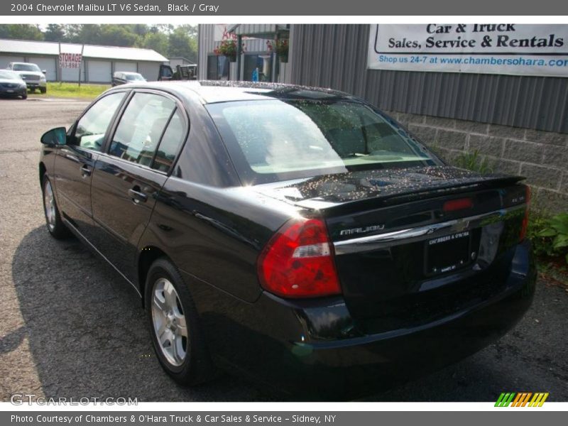 Black / Gray 2004 Chevrolet Malibu LT V6 Sedan