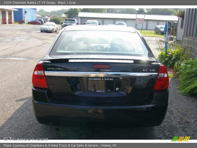 Black / Gray 2004 Chevrolet Malibu LT V6 Sedan