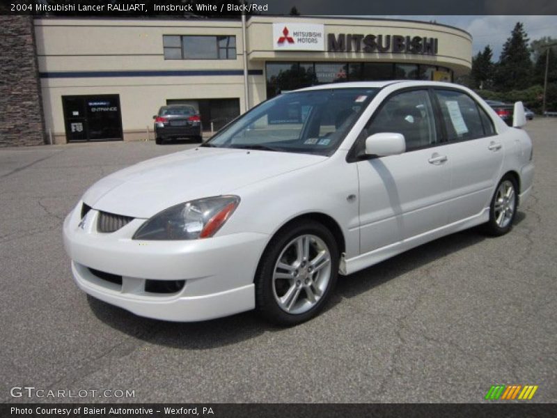 Innsbruck White / Black/Red 2004 Mitsubishi Lancer RALLIART