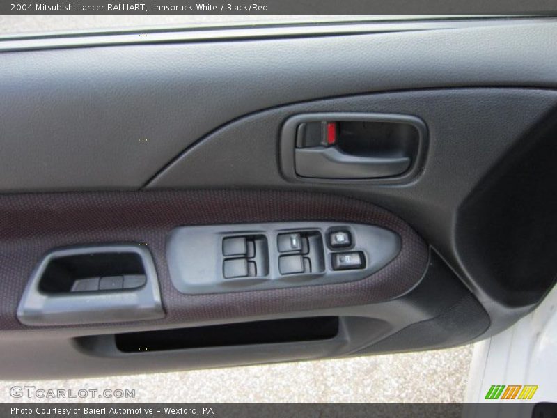 Innsbruck White / Black/Red 2004 Mitsubishi Lancer RALLIART