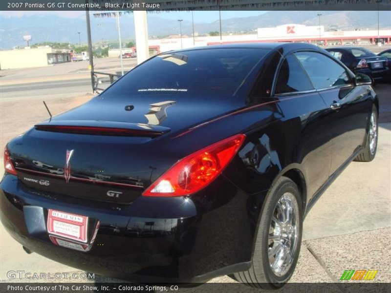 Black / Light Taupe 2007 Pontiac G6 GT Convertible