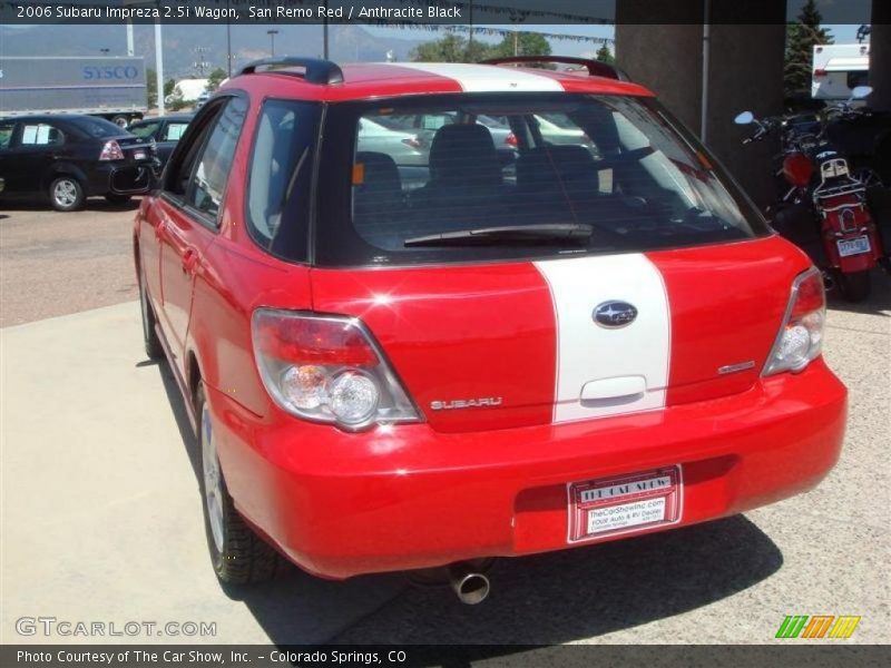San Remo Red / Anthracite Black 2006 Subaru Impreza 2.5i Wagon