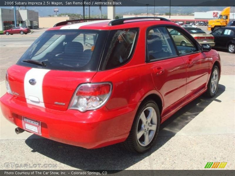 San Remo Red / Anthracite Black 2006 Subaru Impreza 2.5i Wagon