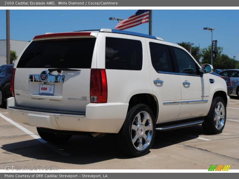 White Diamond / Cocoa/Cashmere 2009 Cadillac Escalade AWD