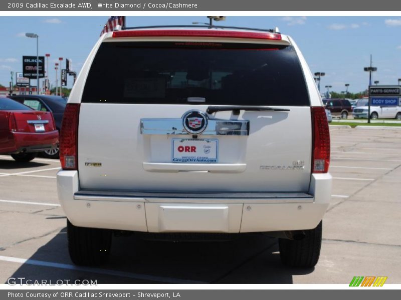 White Diamond / Cocoa/Cashmere 2009 Cadillac Escalade AWD