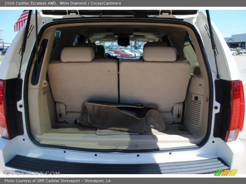 White Diamond / Cocoa/Cashmere 2009 Cadillac Escalade AWD