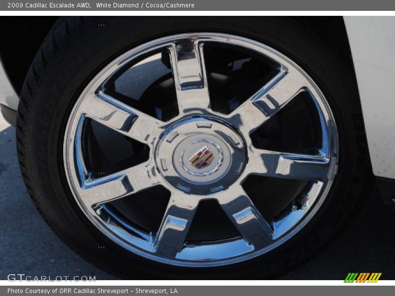 White Diamond / Cocoa/Cashmere 2009 Cadillac Escalade AWD