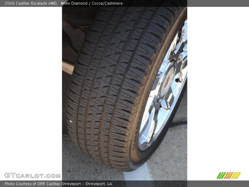 White Diamond / Cocoa/Cashmere 2009 Cadillac Escalade AWD