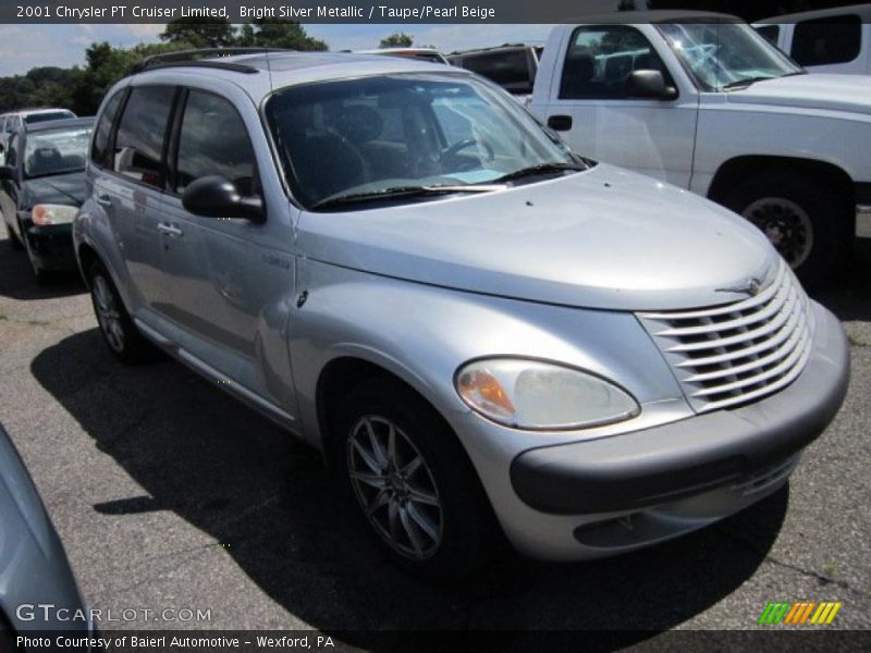 Bright Silver Metallic / Taupe/Pearl Beige 2001 Chrysler PT Cruiser Limited