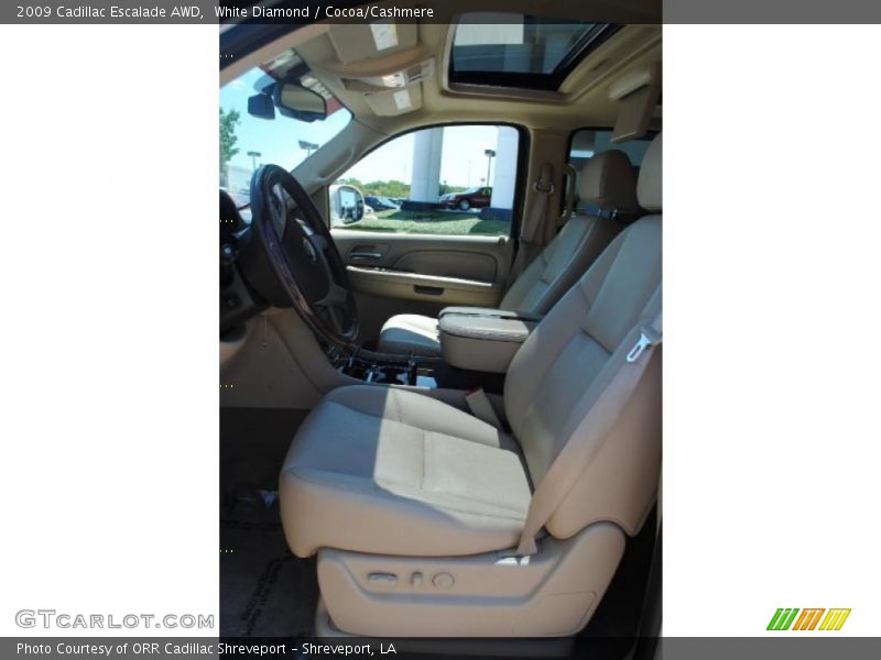 White Diamond / Cocoa/Cashmere 2009 Cadillac Escalade AWD