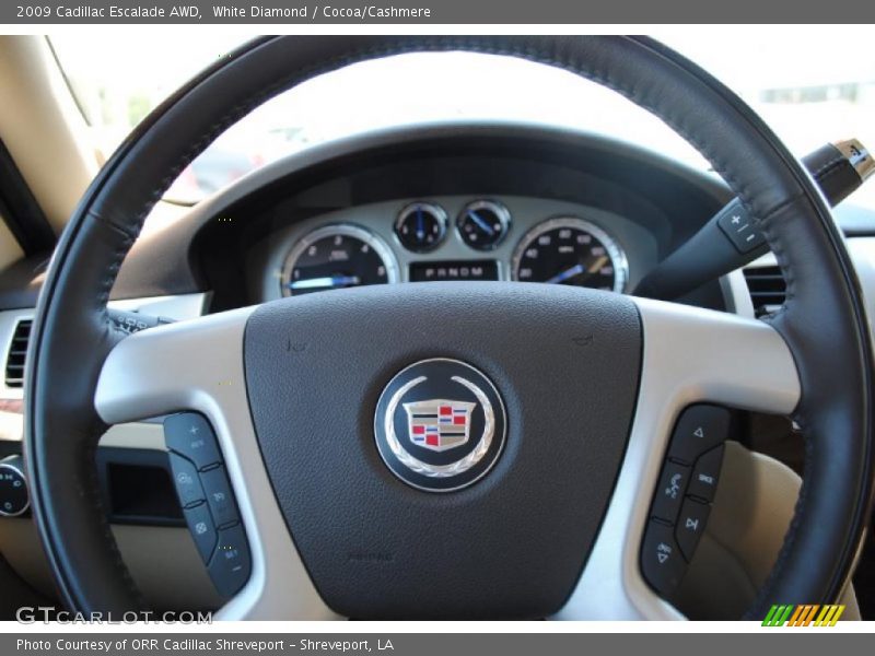 White Diamond / Cocoa/Cashmere 2009 Cadillac Escalade AWD