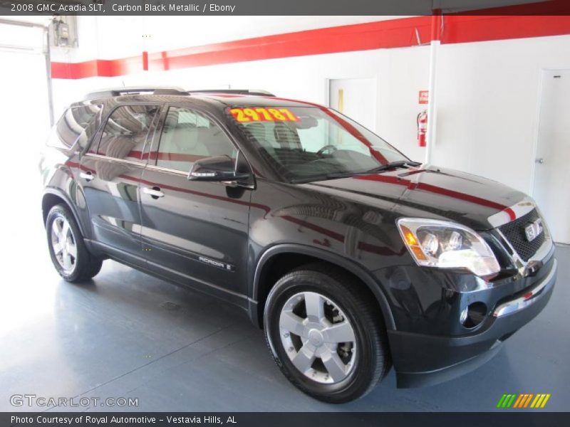 Carbon Black Metallic / Ebony 2008 GMC Acadia SLT
