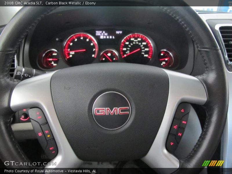 Carbon Black Metallic / Ebony 2008 GMC Acadia SLT