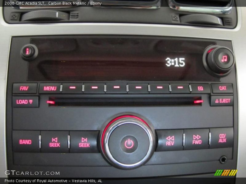 Carbon Black Metallic / Ebony 2008 GMC Acadia SLT