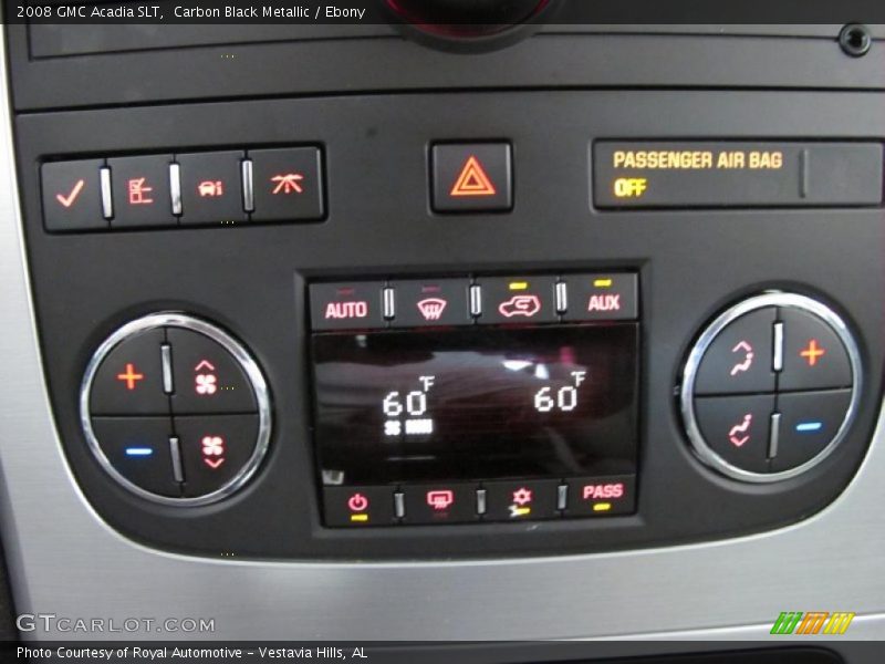 Carbon Black Metallic / Ebony 2008 GMC Acadia SLT