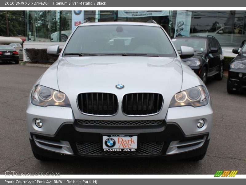 Titanium Silver Metallic / Black 2010 BMW X5 xDrive30i