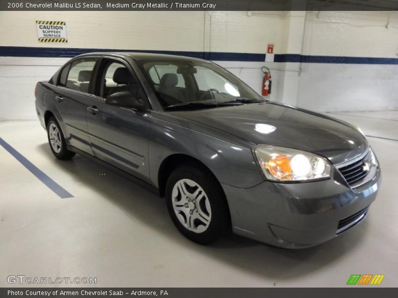 Medium Gray Metallic / Titanium Gray 2006 Chevrolet Malibu LS Sedan