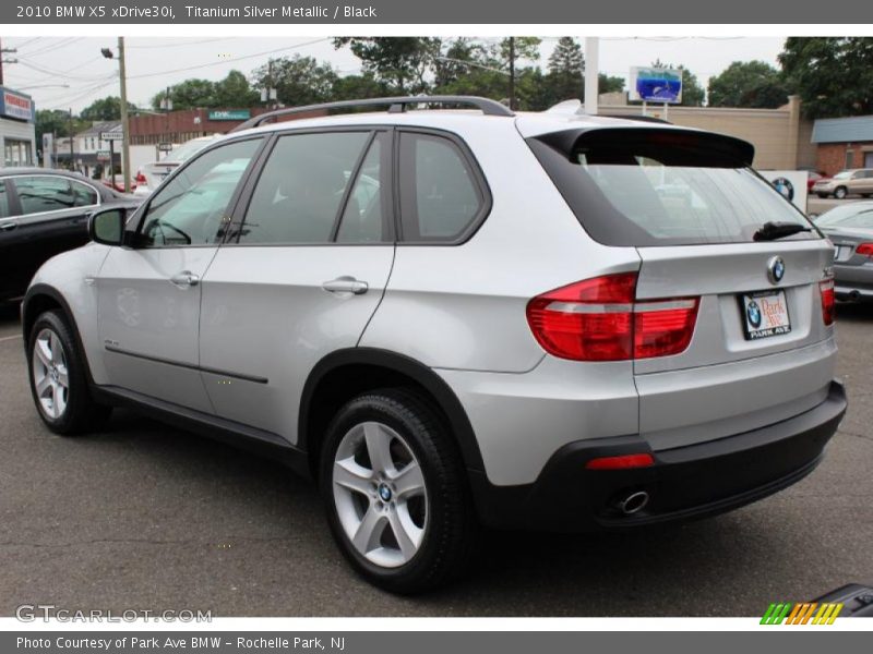 Titanium Silver Metallic / Black 2010 BMW X5 xDrive30i