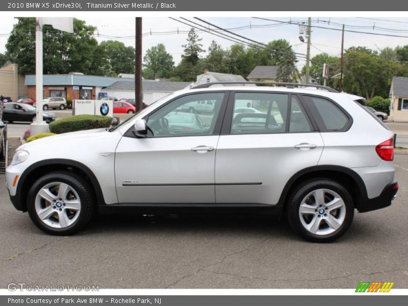 Titanium Silver Metallic / Black 2010 BMW X5 xDrive30i