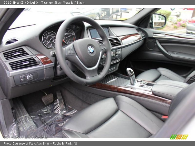 Titanium Silver Metallic / Black 2010 BMW X5 xDrive30i