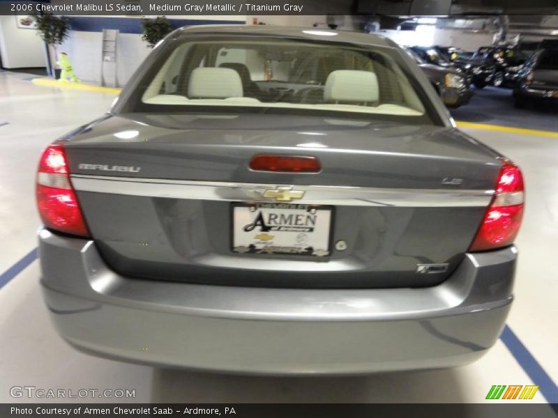 Medium Gray Metallic / Titanium Gray 2006 Chevrolet Malibu LS Sedan