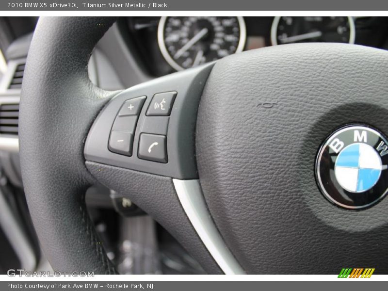Titanium Silver Metallic / Black 2010 BMW X5 xDrive30i