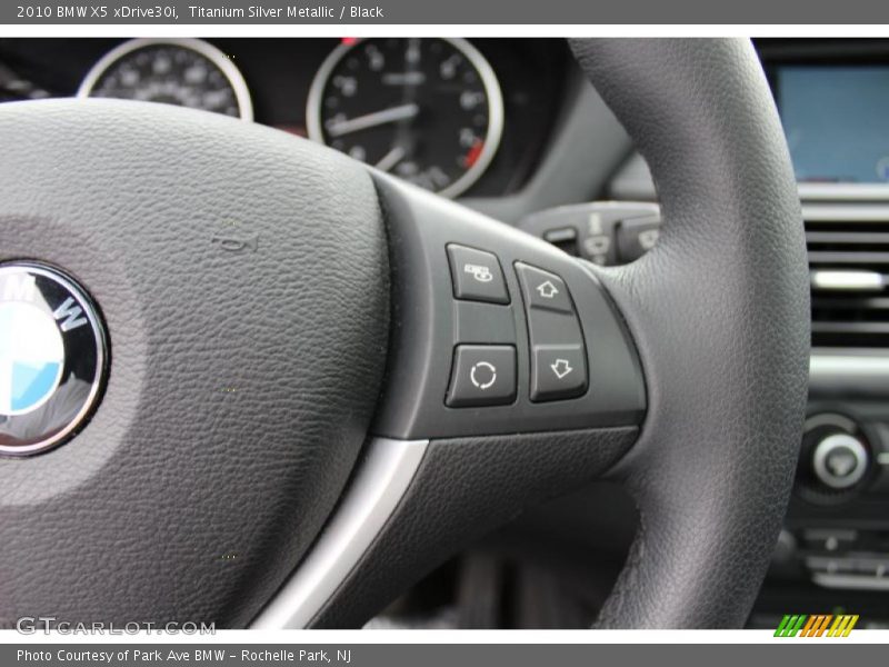 Titanium Silver Metallic / Black 2010 BMW X5 xDrive30i