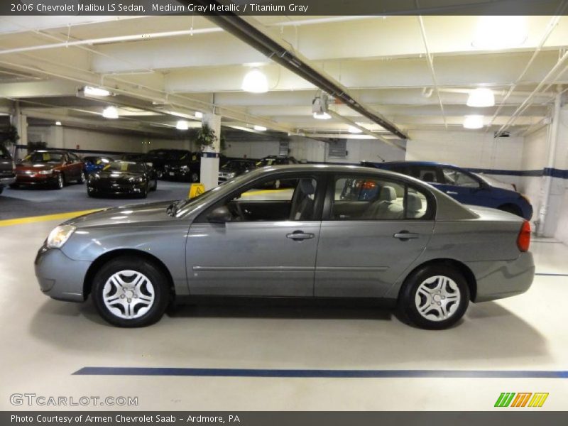 Medium Gray Metallic / Titanium Gray 2006 Chevrolet Malibu LS Sedan