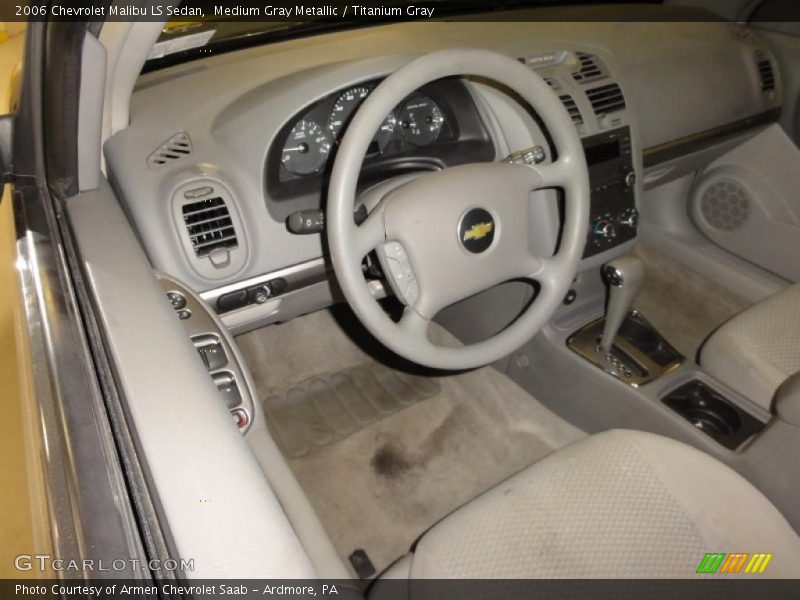 Medium Gray Metallic / Titanium Gray 2006 Chevrolet Malibu LS Sedan