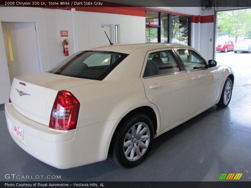 Stone White / Dark Slate Gray 2008 Chrysler 300 LX