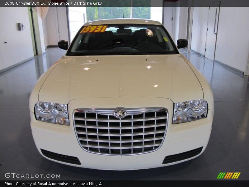 Stone White / Dark Slate Gray 2008 Chrysler 300 LX
