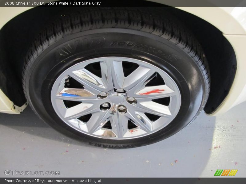 Stone White / Dark Slate Gray 2008 Chrysler 300 LX